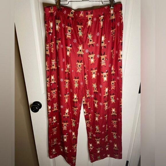 Toast & Jammies women's reindeer Christmas night pants size large - Picture 1 of 6